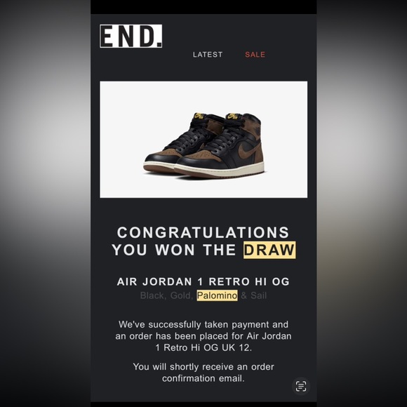 Nike air Jordan 1 palomino - Picture 4 of 10